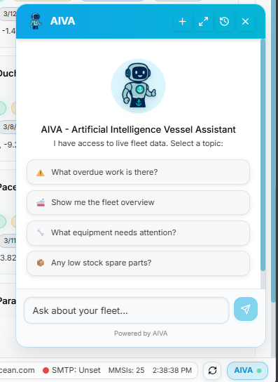 AIVA Chat Interface
